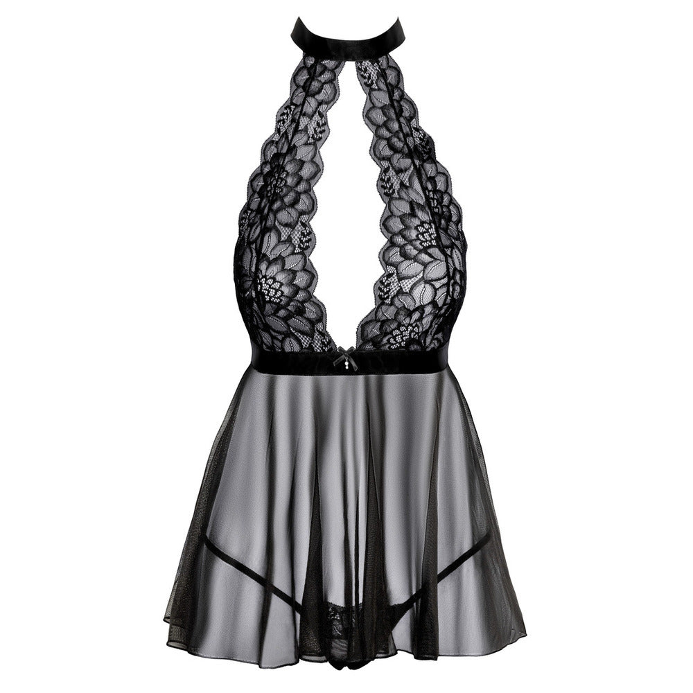 Kissable Halterneck Flared Babydoll - Tease & Please