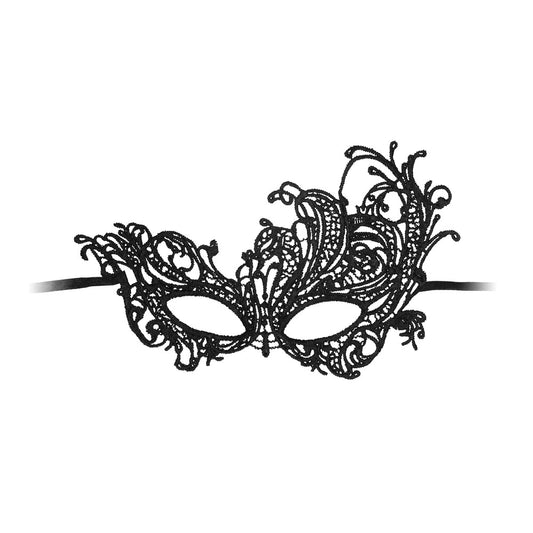 Ouch Royal Black Lace Mask - Tease & Please