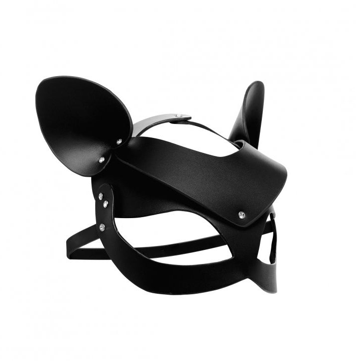 Master Series Bad Kitten Leather Cat Mask - Tease & Please