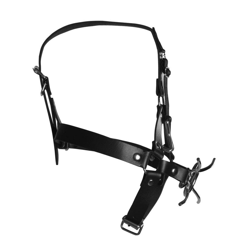 Ouch Xtreme Head Harness With Spider Gag And Nose Hooks - Tease & Please