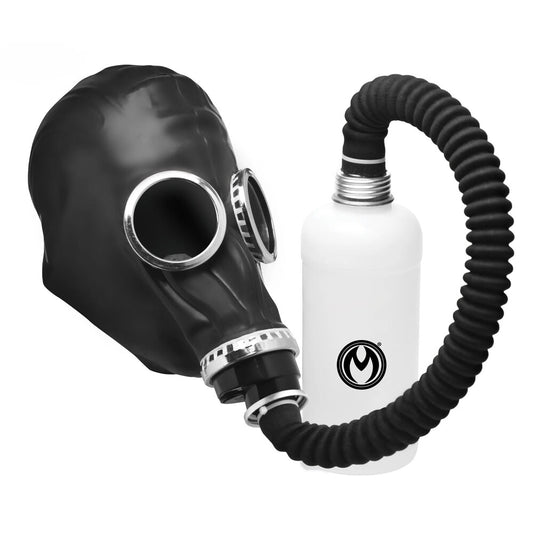 Master Series Dark Inhaler Gas Mask with Bottle - Tease & Please