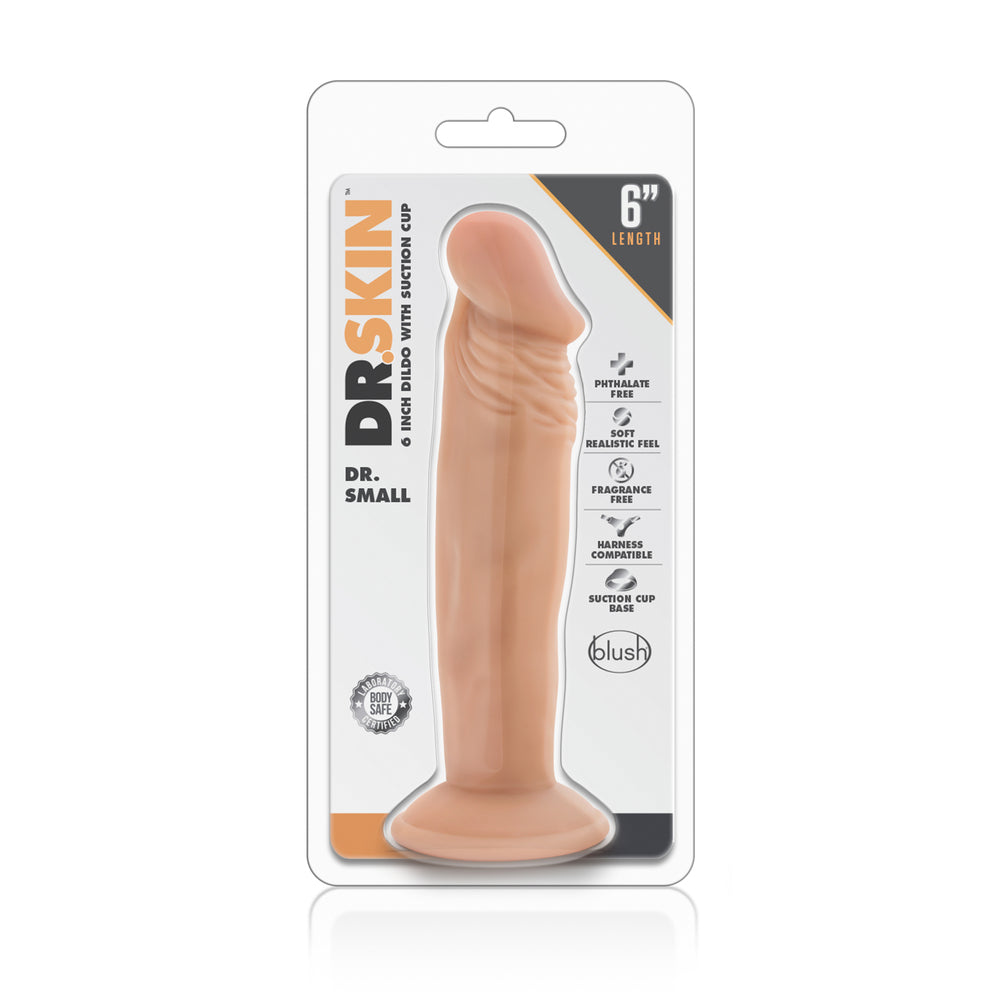 Dr Skin Dr Small 6 Inch Flesh Dildo