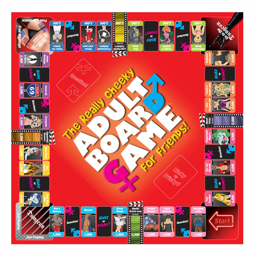 The Really Cheeky Adult Board Game For Friends - Tease & Please